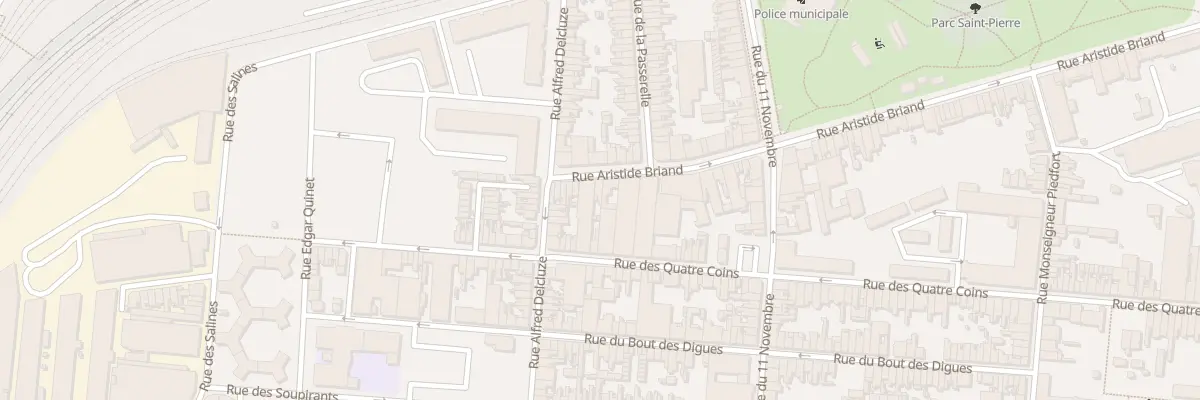Plan du 99 Rue Aristide Briand à Calais