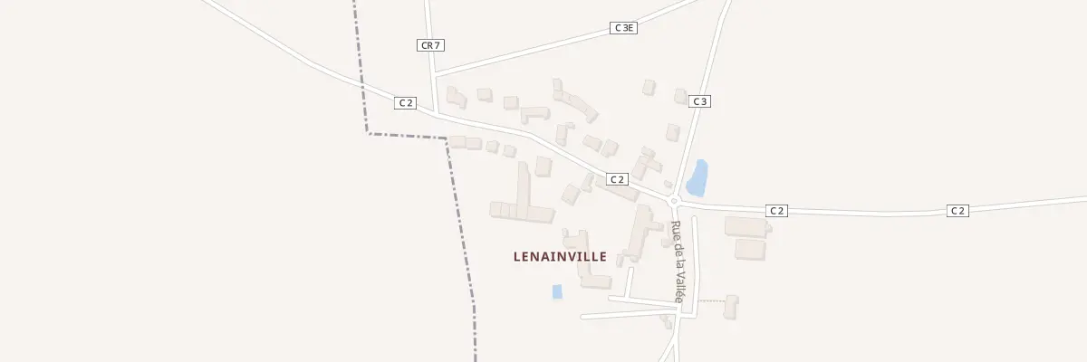 Plan du 3 Rue de la Plaine à Paray-Douaville