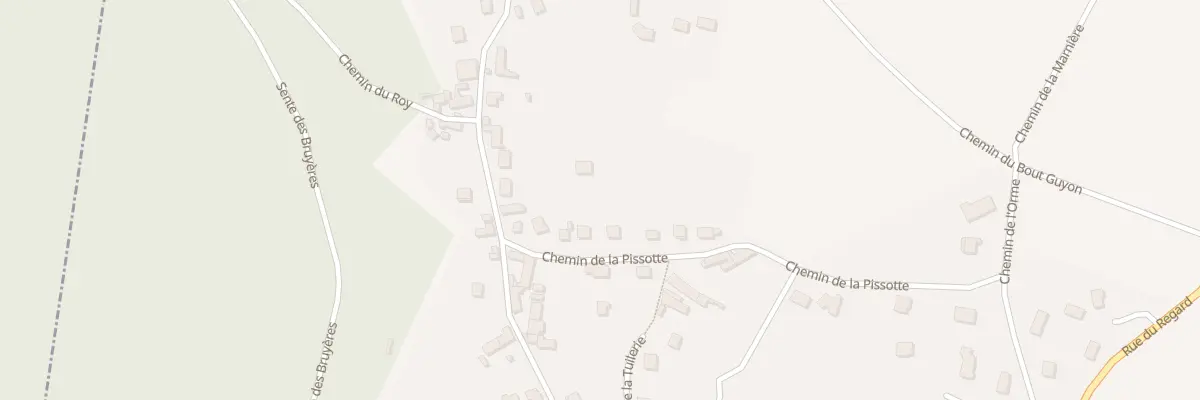 Plan du 34 Che de la Pissotte à Jambville