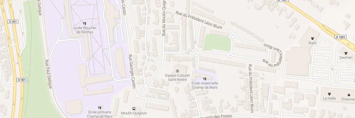 Plan du 37 Rue Henri Dunant à Abbeville