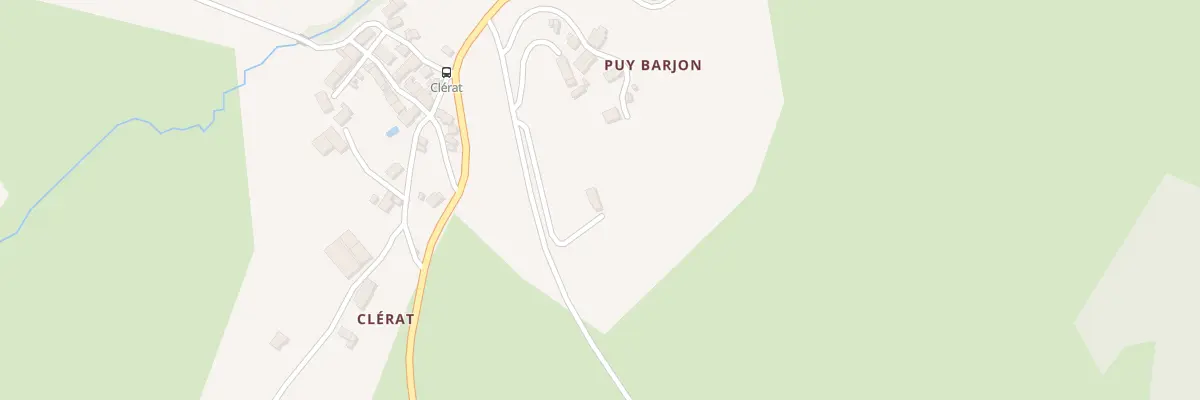 Plan du 2 Puy Barjon à Anzême