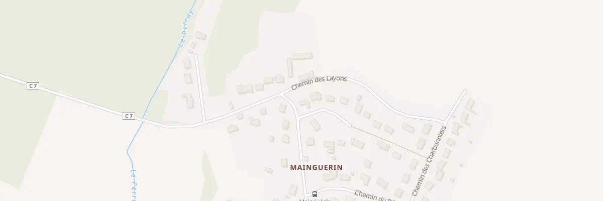 Plan du 1 Imp le Coteau de Mainguerin à Ablis