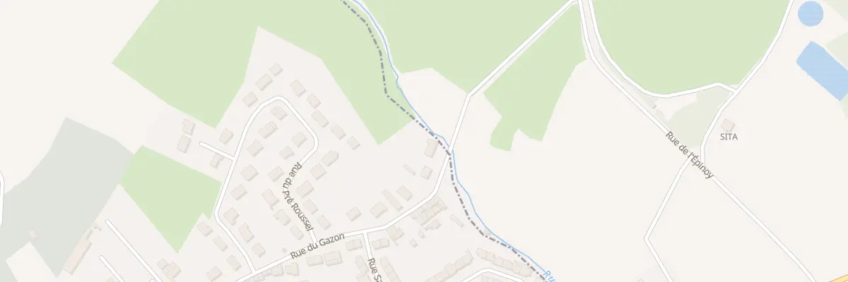 Plan du 91 Rue du Gazon à Desvres