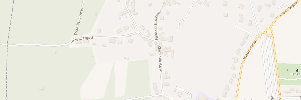 Plan du 35 Che du Hazay à Jambville