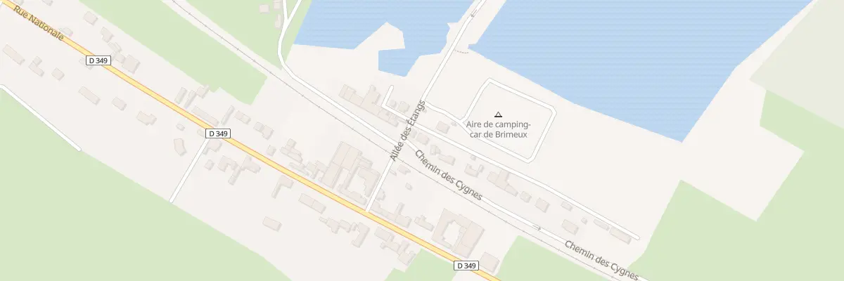 Plan du 1 Che des Cygnes à Brimeux