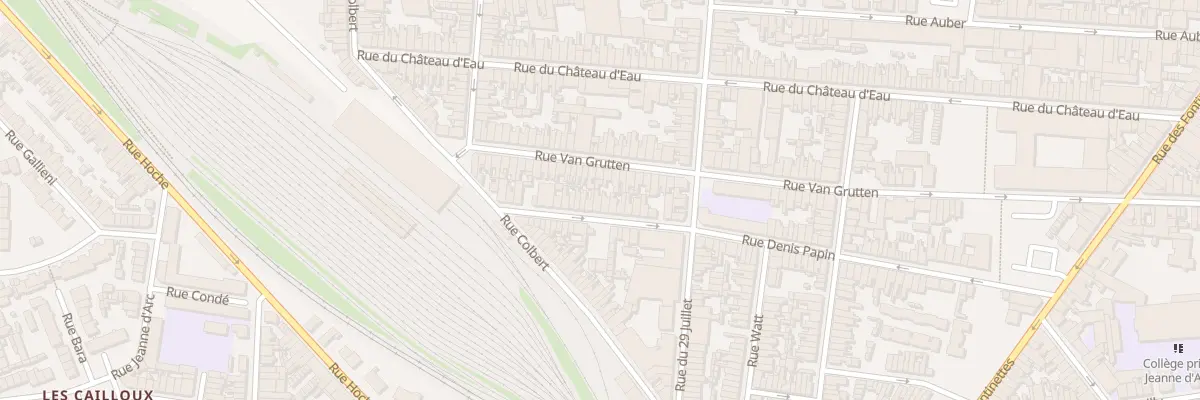 Plan du 78 Rue Denis Papin à Calais