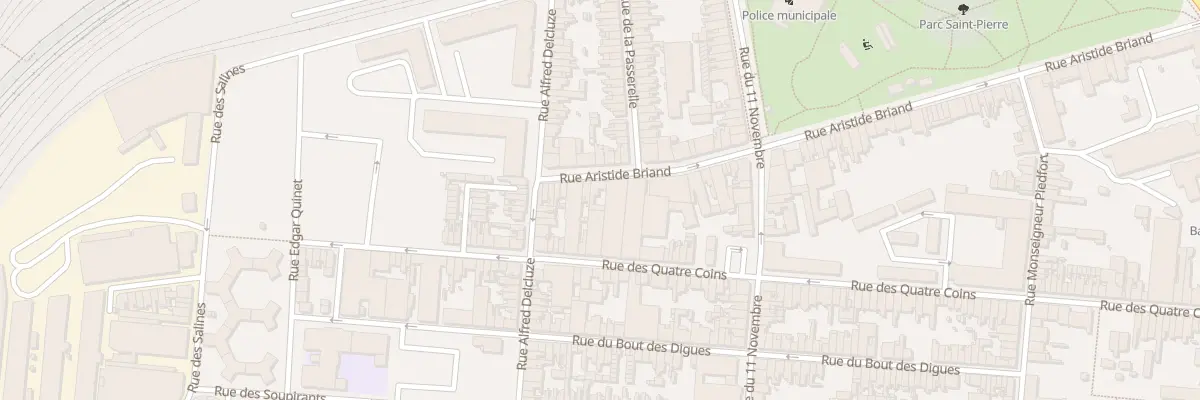 Plan du 97 Rue Aristide Briand à Calais