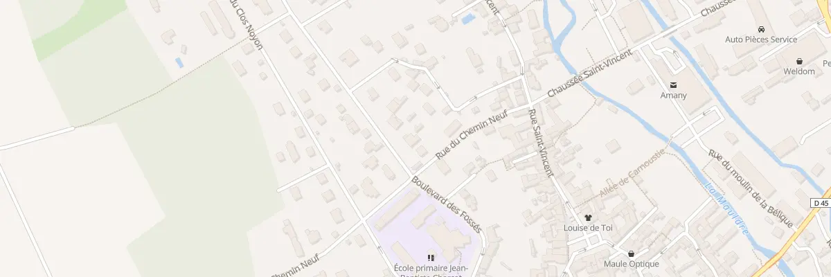 Plan du 38 Bd des Fossés à Maule