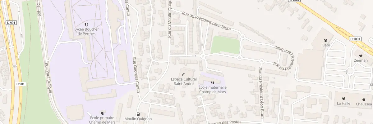 Plan du 35 Rue Henri Dunant à Abbeville