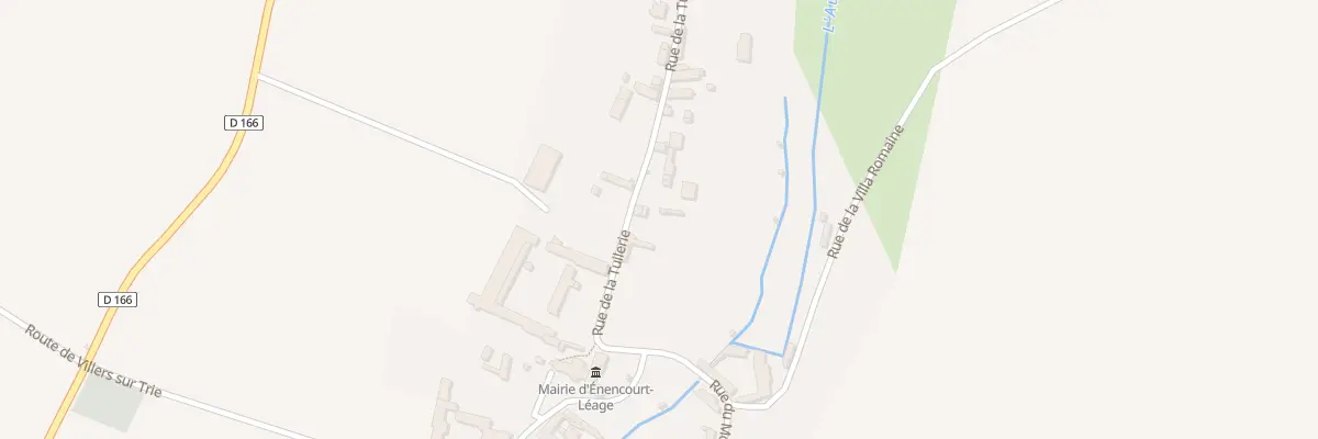 Plan du 6 Rue de la Tuilerie à Énencourt-Léage