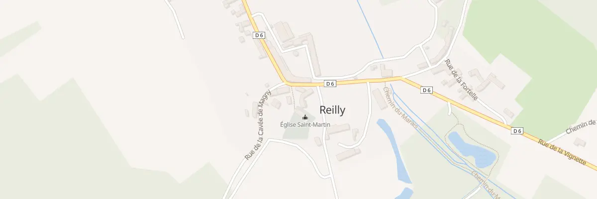 Plan du 1 Rue du Réveillon à Reilly