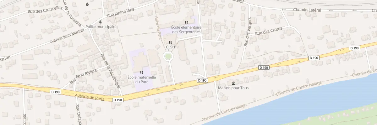 Plan du 1 Rue de l’Hôtel de Ville à Juziers