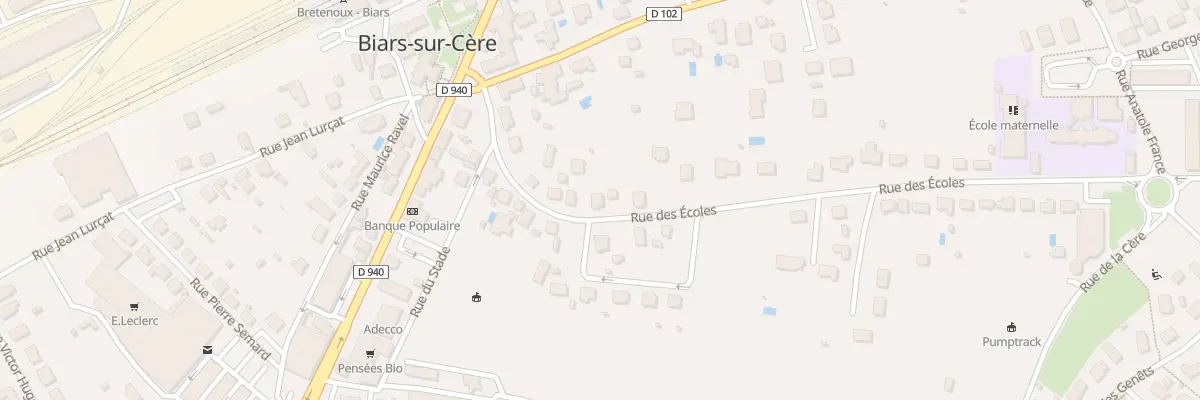 Plan du 17 Rue des Écoles à Biars-sur-Cère