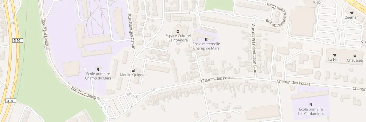 Plan du 53B Rue du Moulin Quignon à Abbeville