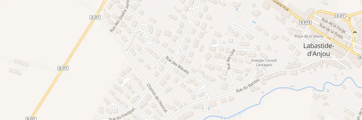 Plan du 25 Rue du Pastel à Labastide-d’Anjou