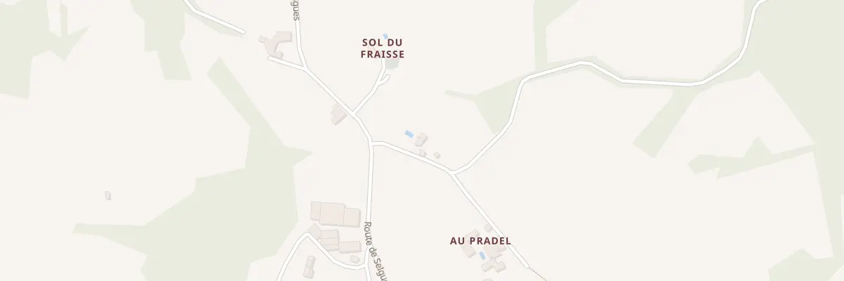 Plan du 5207 Sol Del Fraisse à Verfeil