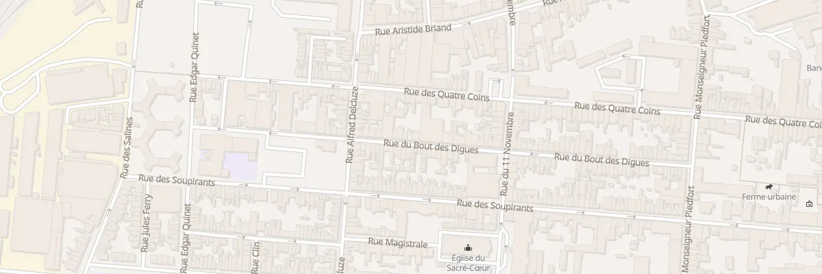 Plan du 80 Rue du Bout des Digues à Calais