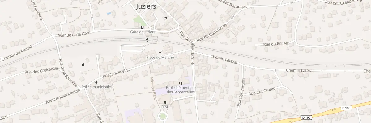 Plan du 7 Rue de l’Hôtel de Ville à Juziers