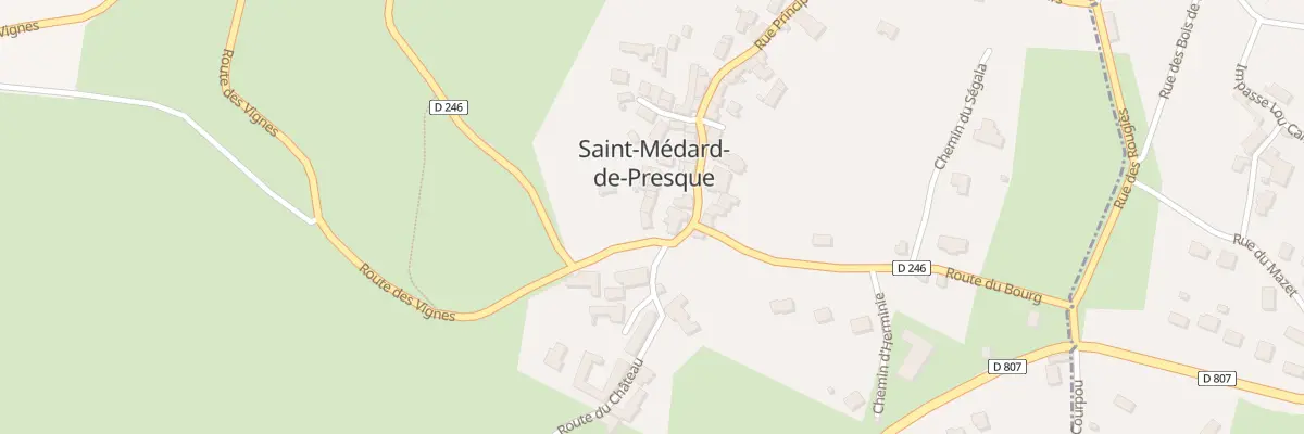 Plan du 40 Rue Pierre Loti à Saint-Médard-de-Presque