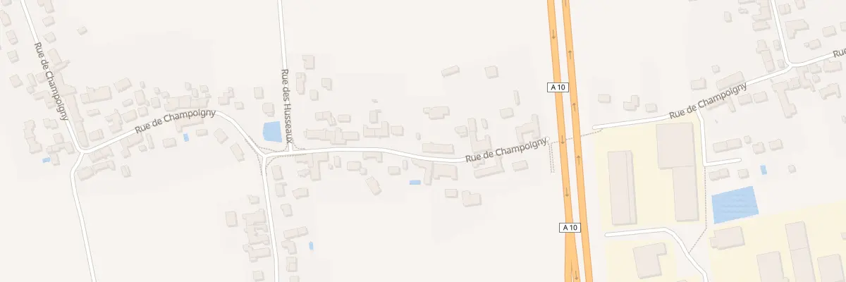 Plan du 77 Rue de Champoigny à Ingré