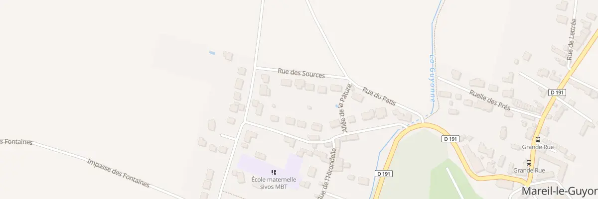 Plan du 7 Rue des Sources à Mareil-le-Guyon