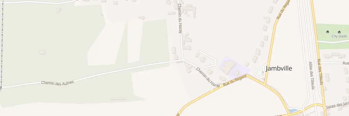 Plan du 2 Che des Aulnes à Jambville