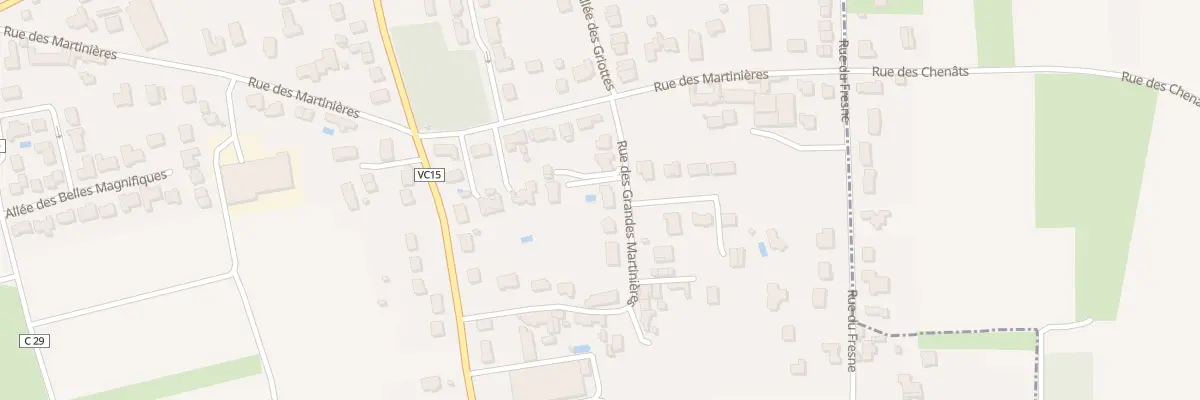 Plan du 229 Rue des Grandes Martinières à Saint-Hilaire-Saint-Mesmin