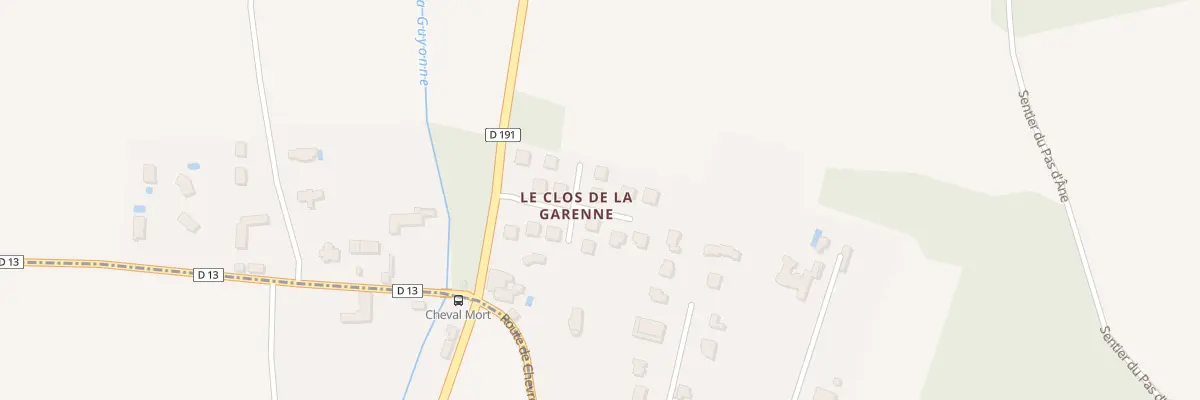 Plan du 11 Vc du Cheval Mort à Mareil-le-Guyon