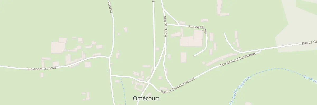 Plan du 14 Rue André Trancart à Omécourt