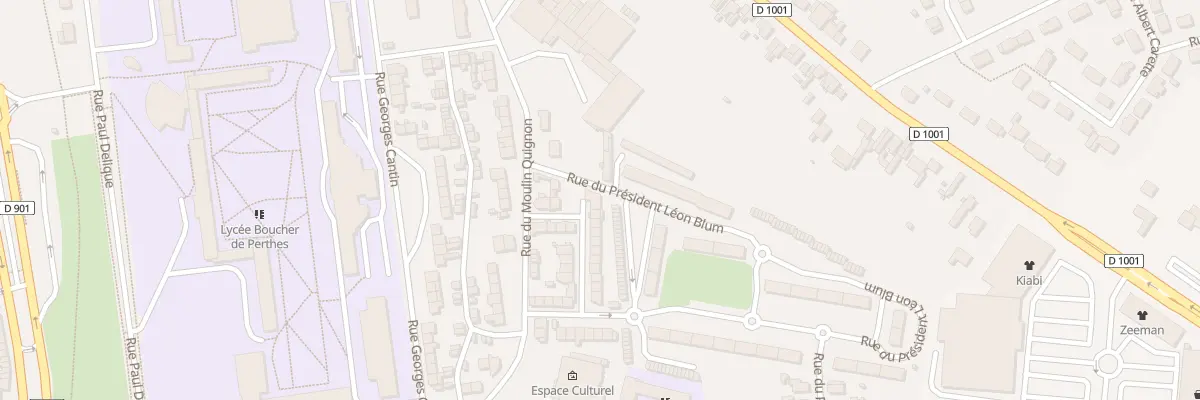 Plan du 5 Rue Henri Dunant à Abbeville