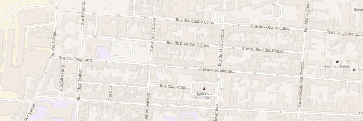 Plan du 122 Rue des Soupirants à Calais