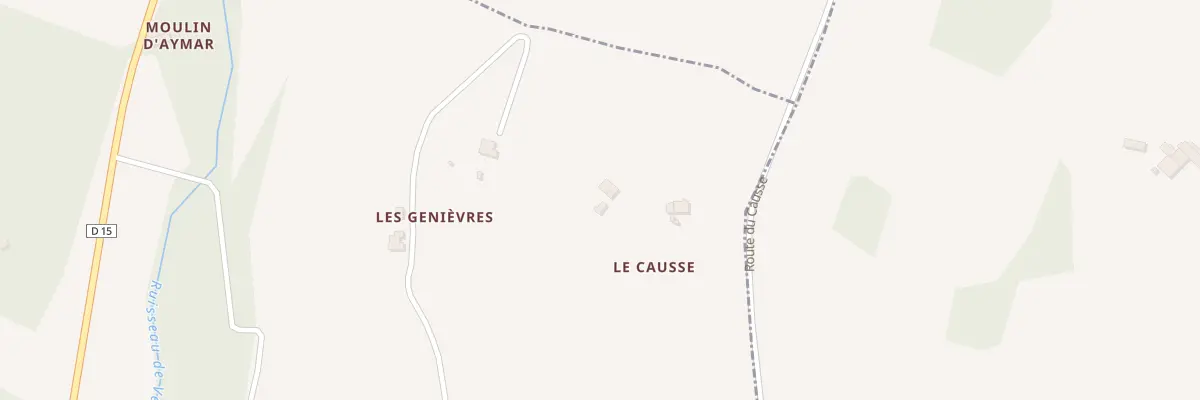 Plan du 5098 Le Causse au Verdier