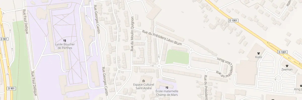 Plan du 15 Rue Henri Dunant à Abbeville