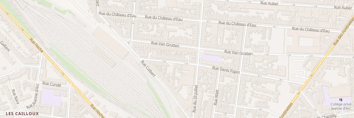 Plan du 70 Rue Denis Papin à Calais