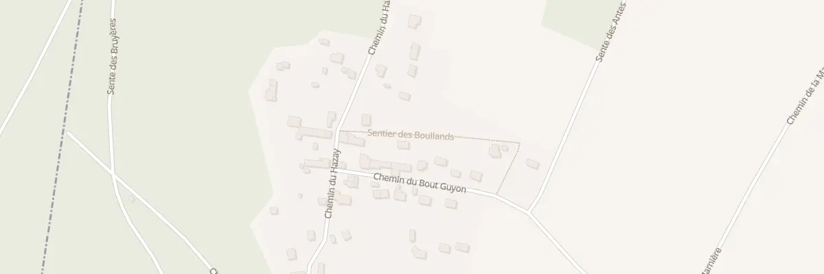 Plan du 110B Che du Bout Guyon à Jambville