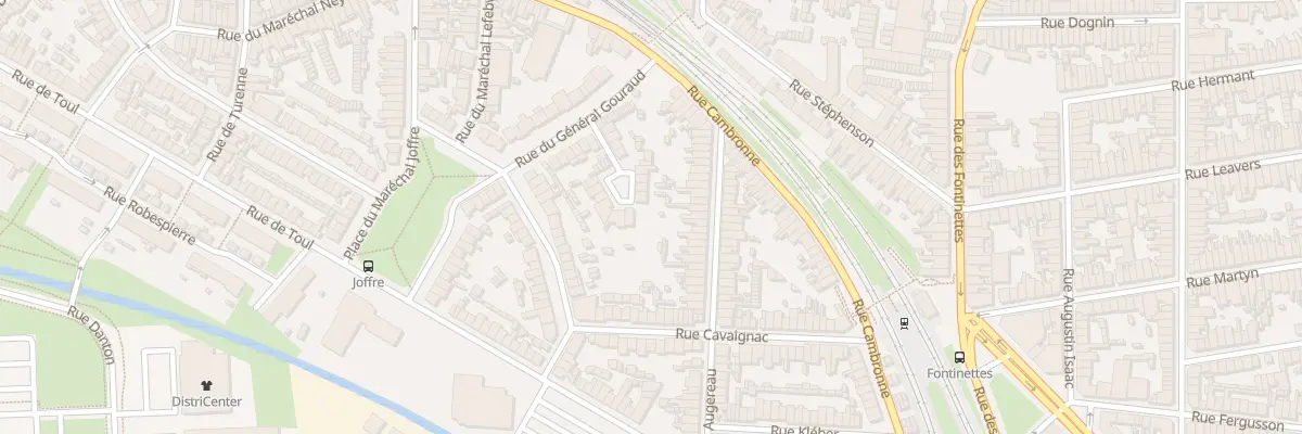 Plan du 26 Rue Augereau à Calais