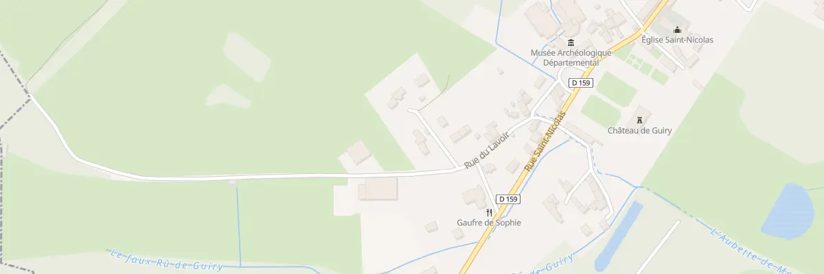 Plan du 2 Rue de la Nourotte à Guiry-en-Vexin