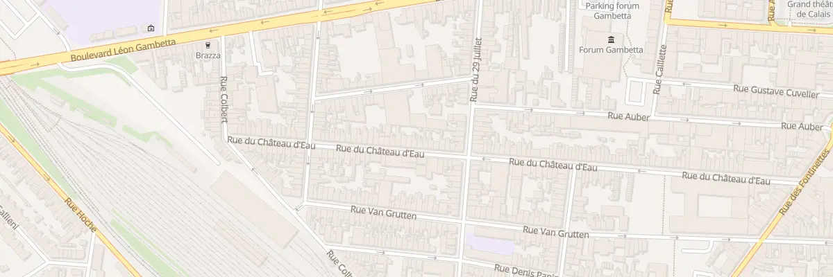 Plan du 142 Rue du Chateau d’Eau à Calais
