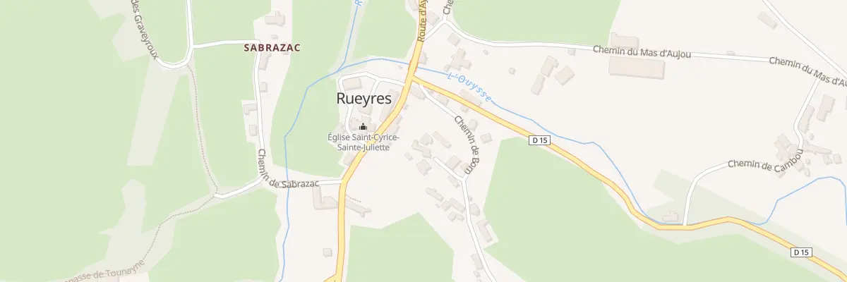 Plan du 5066 Born à Rueyres