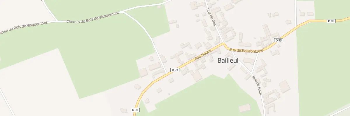 Plan du 12 Rue Neuve à Bailleul