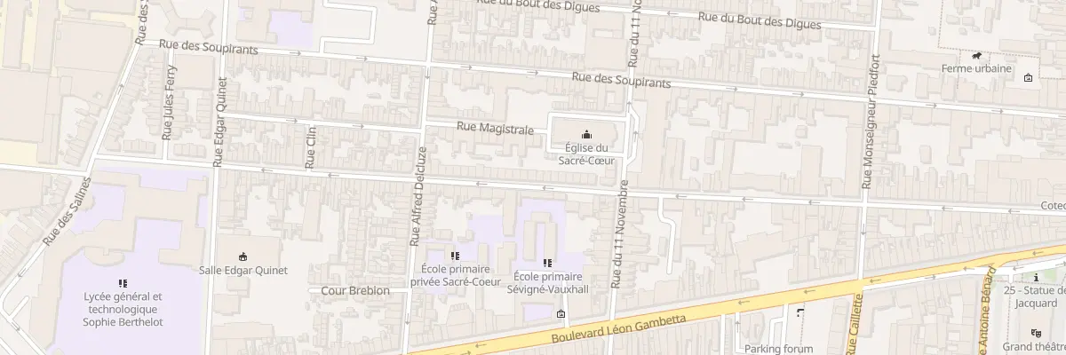 Plan du 98 Rue du Vauxhall à Calais