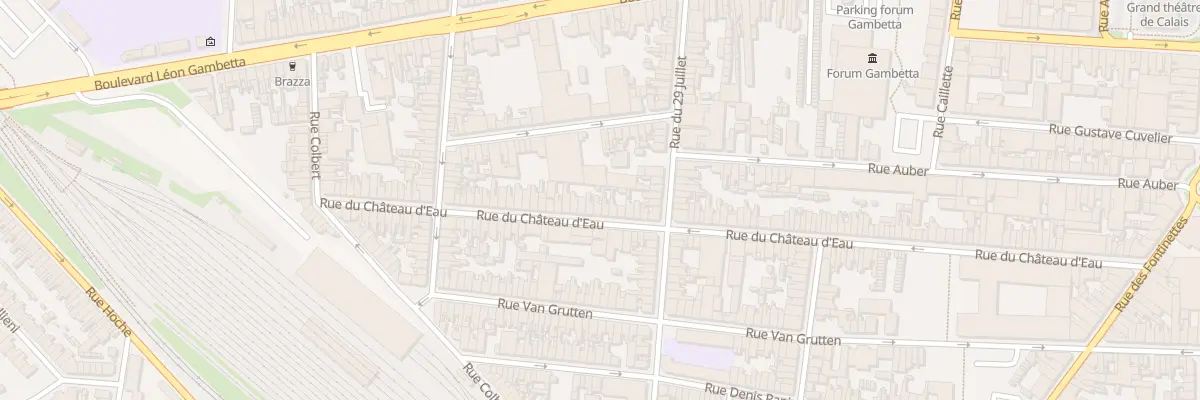 Plan du 140 Rue du Chateau d’Eau à Calais