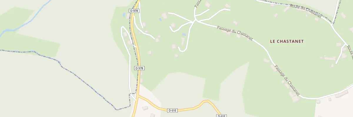 Plan du 5177 Le Chastanet à Saint-Martial-de-Gimel