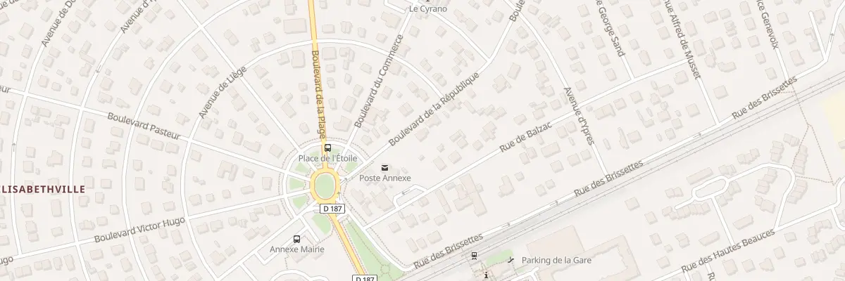 Plan du 6 Bd de la République à Aubergenville