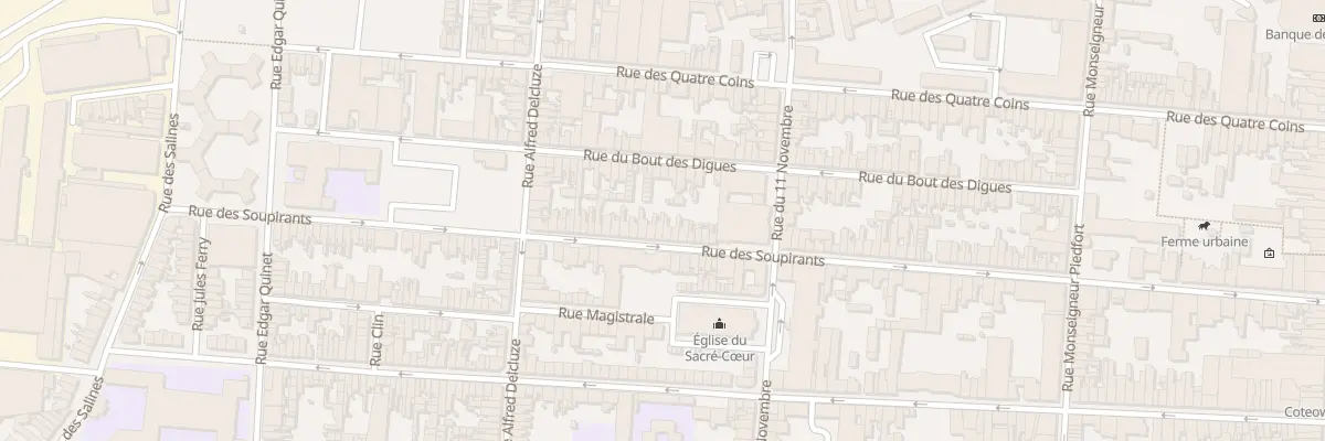 Plan du 116 Rue des Soupirants à Calais