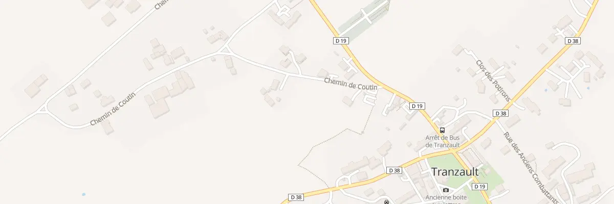 Plan du 5 Chem de Coutin à Tranzault