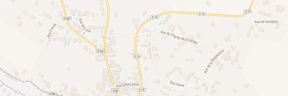 Plan du 6 Rte de Genouilly à Graçay