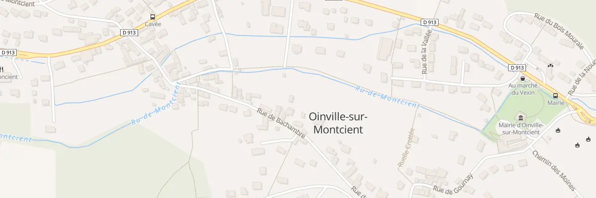 Plan du 22 Rue de Bachambre à Oinville-sur-Montcient