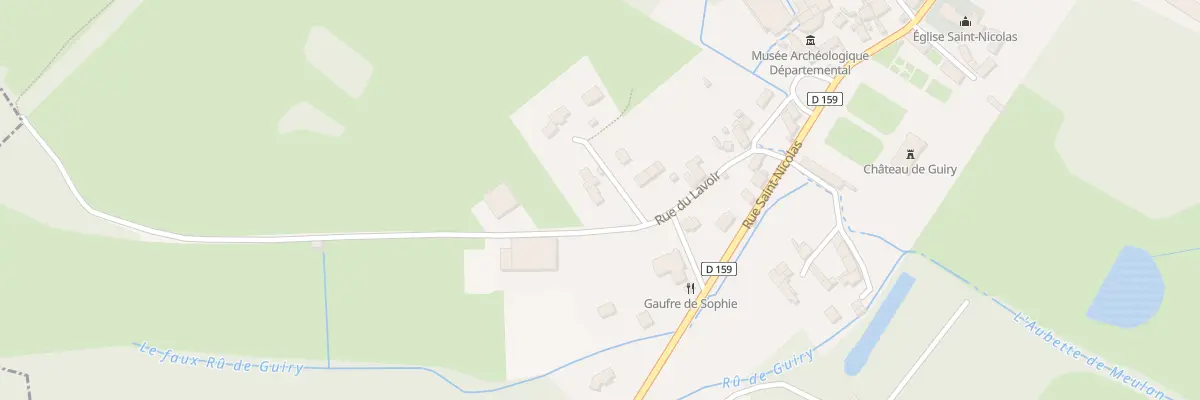 Plan du 1 Rue de la Nourotte à Guiry-en-Vexin