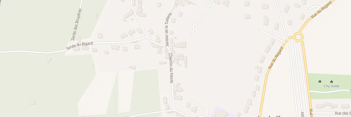 Plan du 36 Che du Hazay à Jambville
